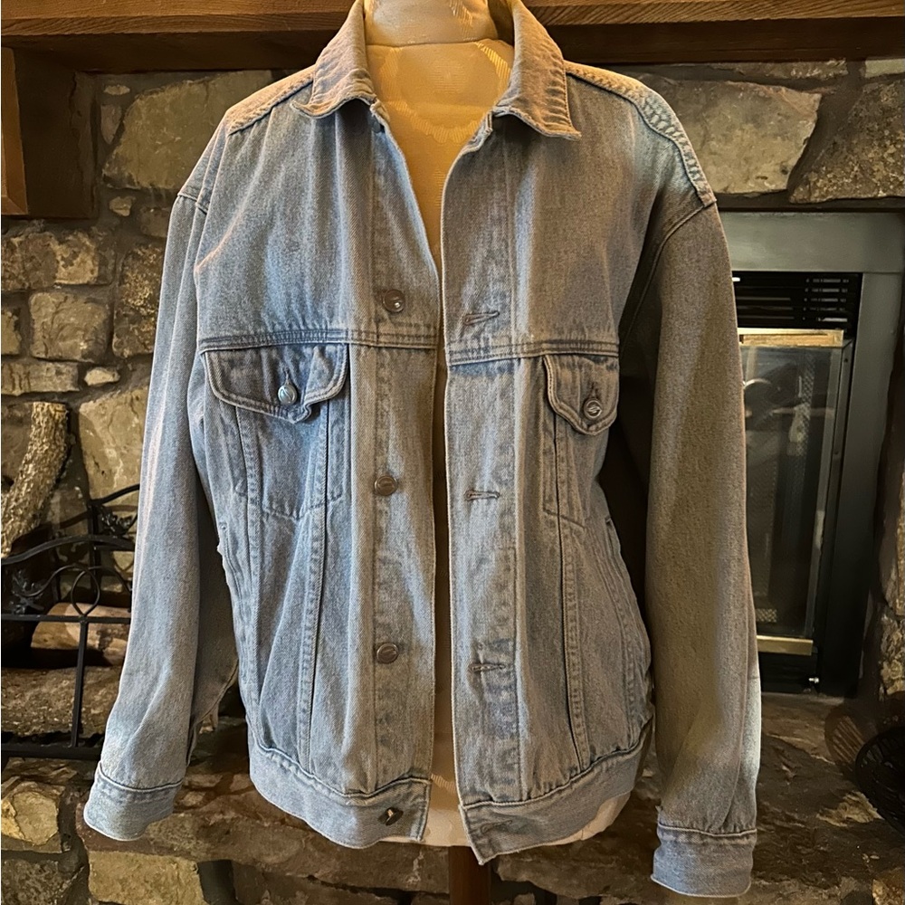EUC Vintage Pepsi Denim Jacket “Nothing Else is a Pepsi” Logo – Size M